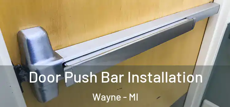 Door Push Bar Installation Wayne - MI